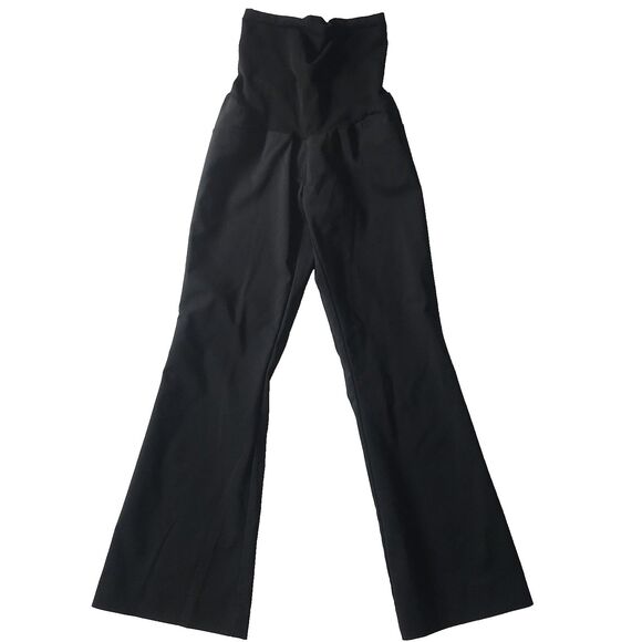 A Pea in the Pod Maternity Pants Black Womens XS SECRET FIT BELLY Panel Bootcut - Picture 2 of 12